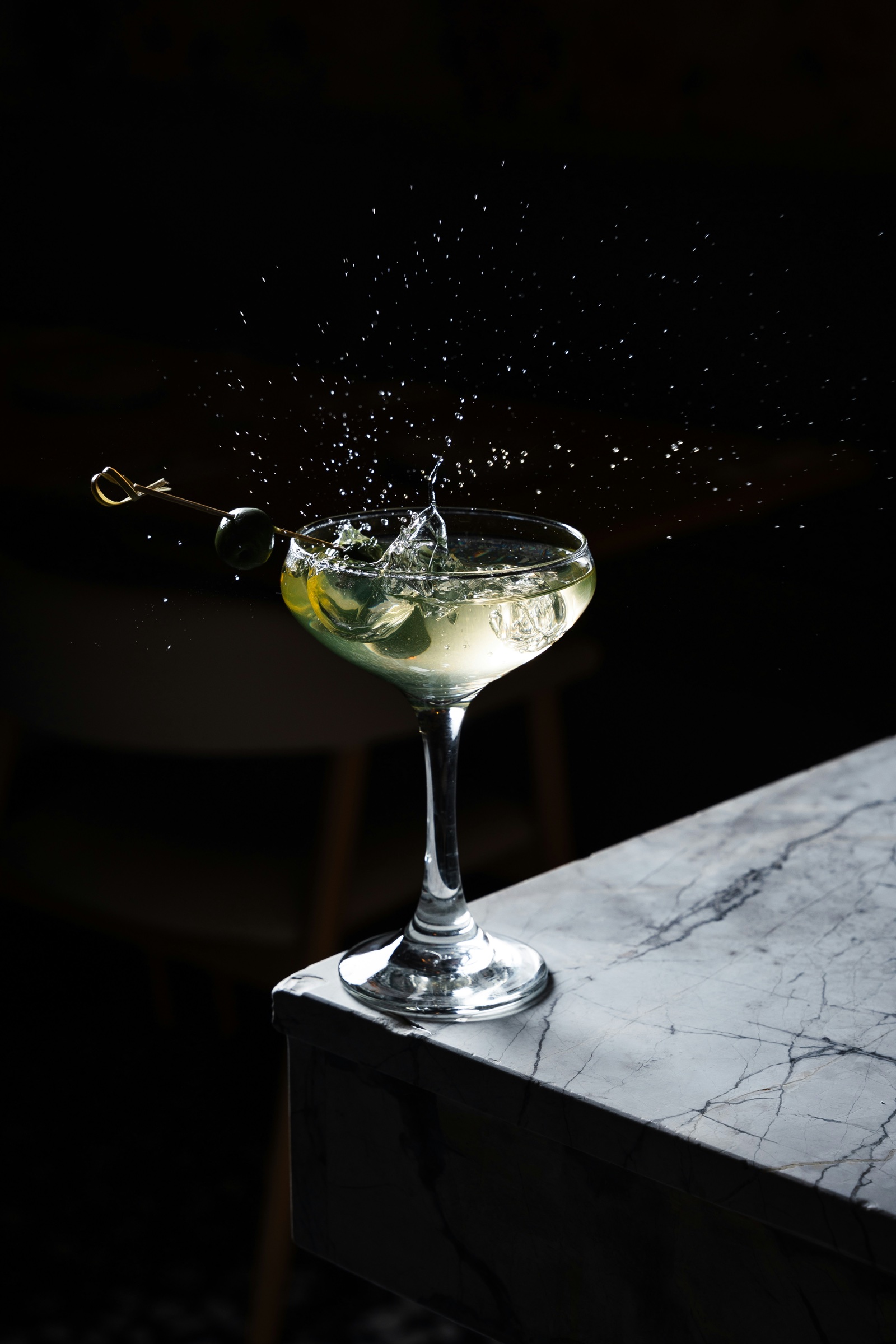 Festlicher Cocktail zum Silvesterabend